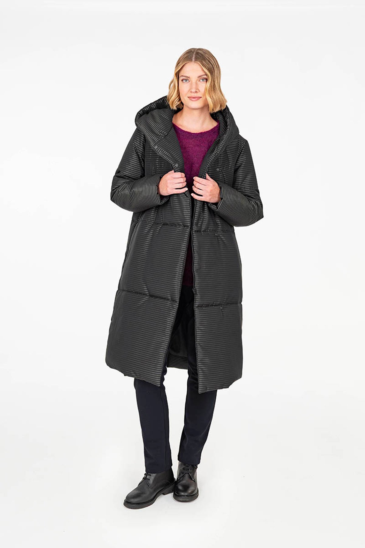 SATURNUS coat black-grey