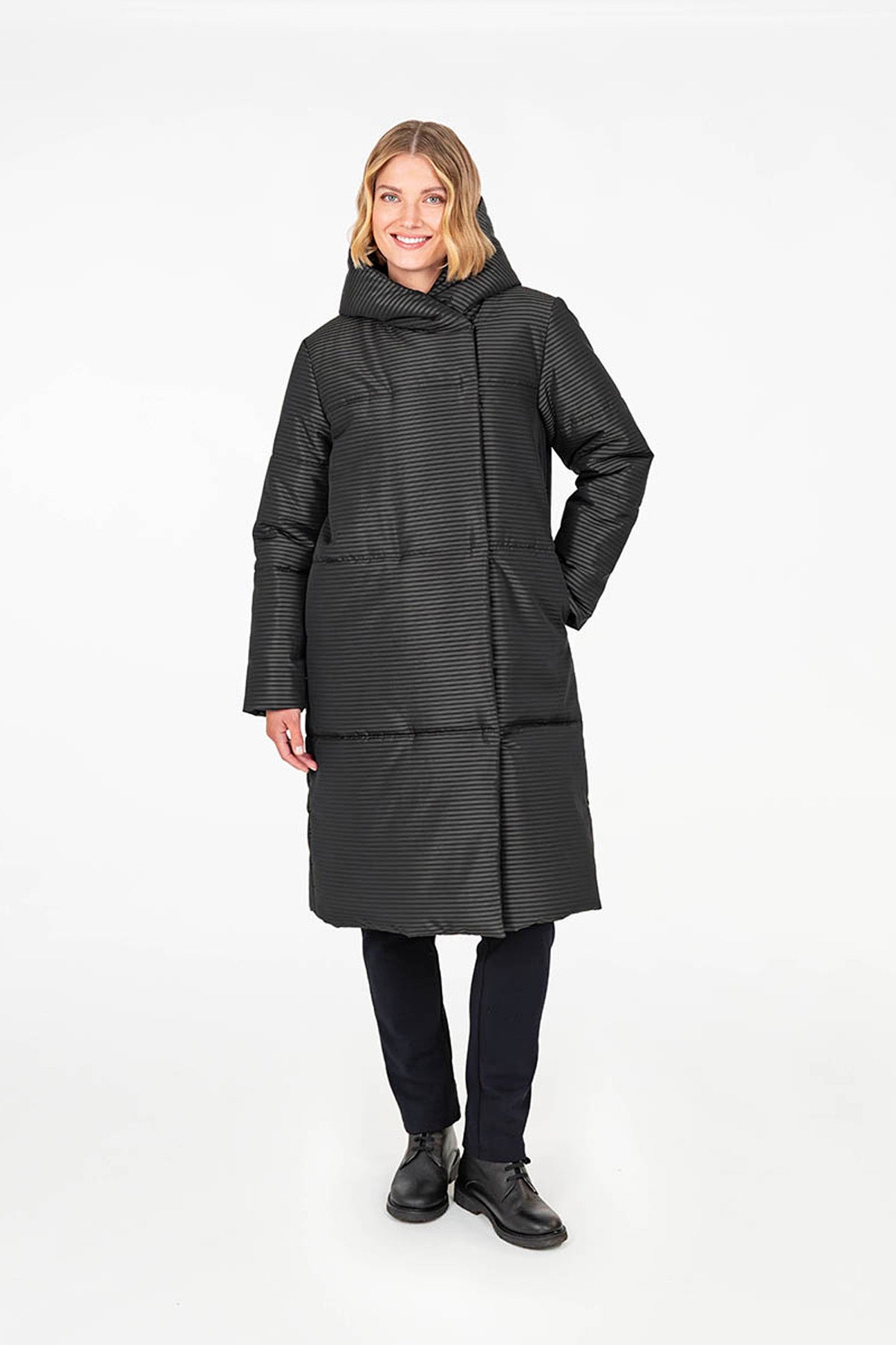 SATURNUS coat black-grey