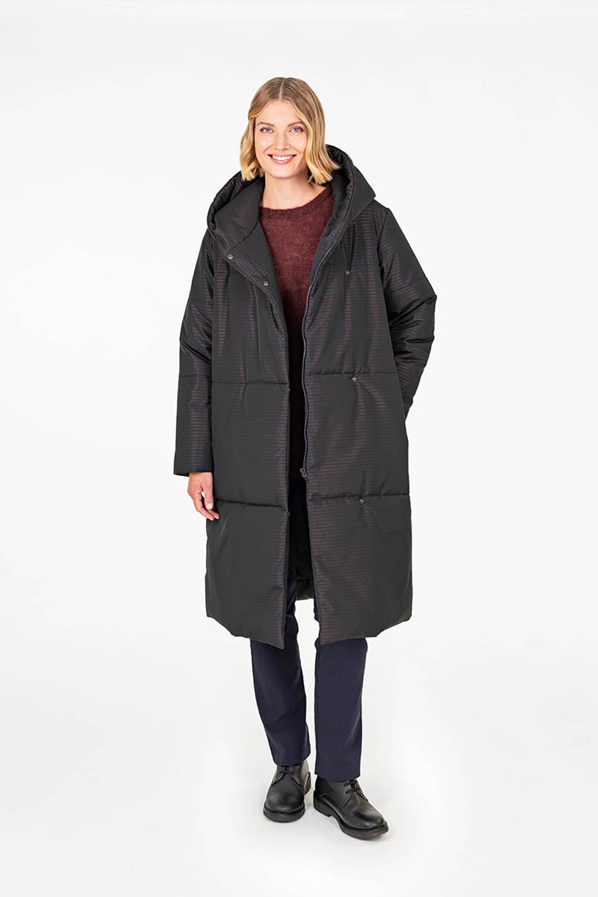 SATURNUS coat blue-brown