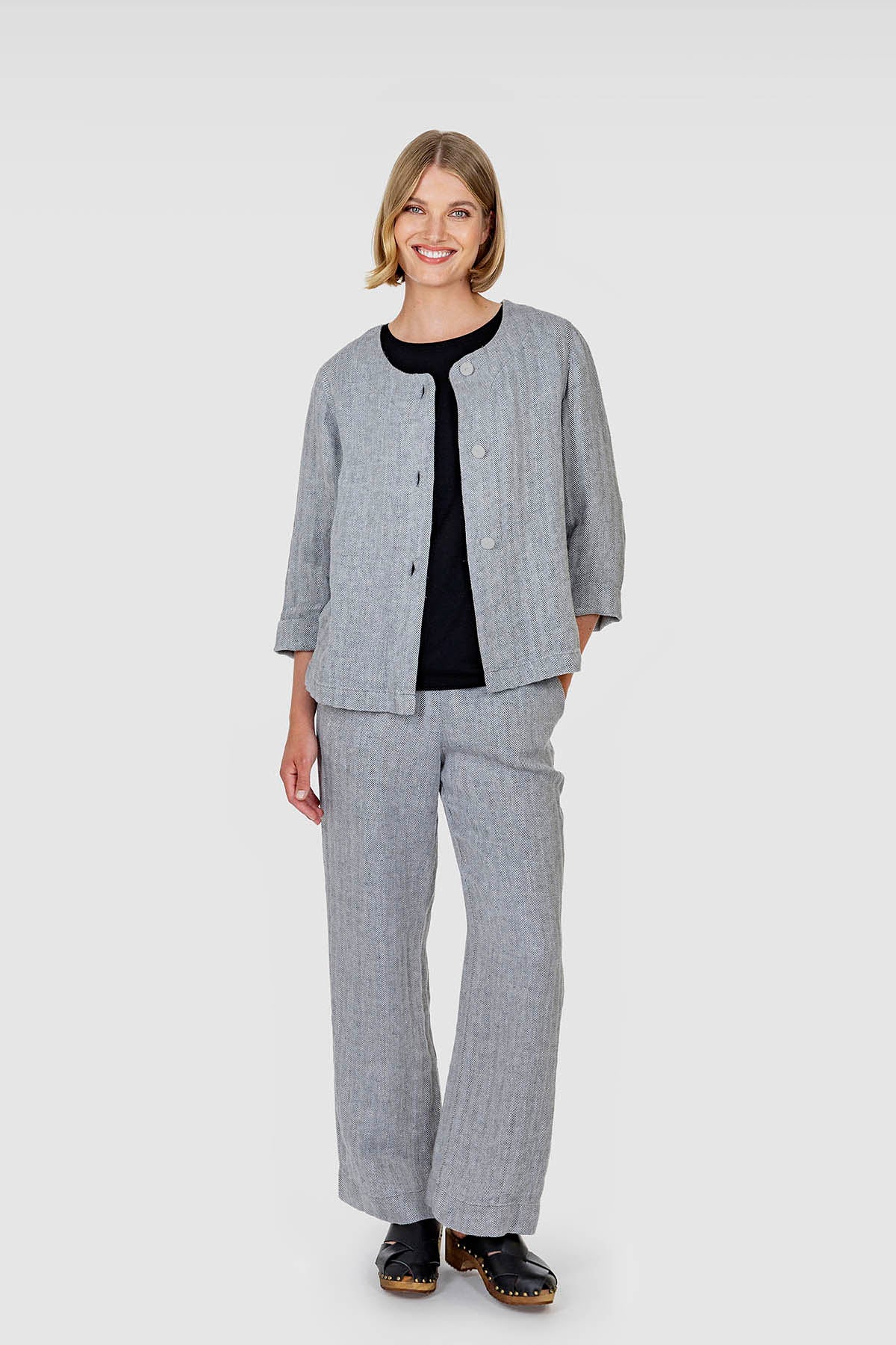 TORI trousers light grey