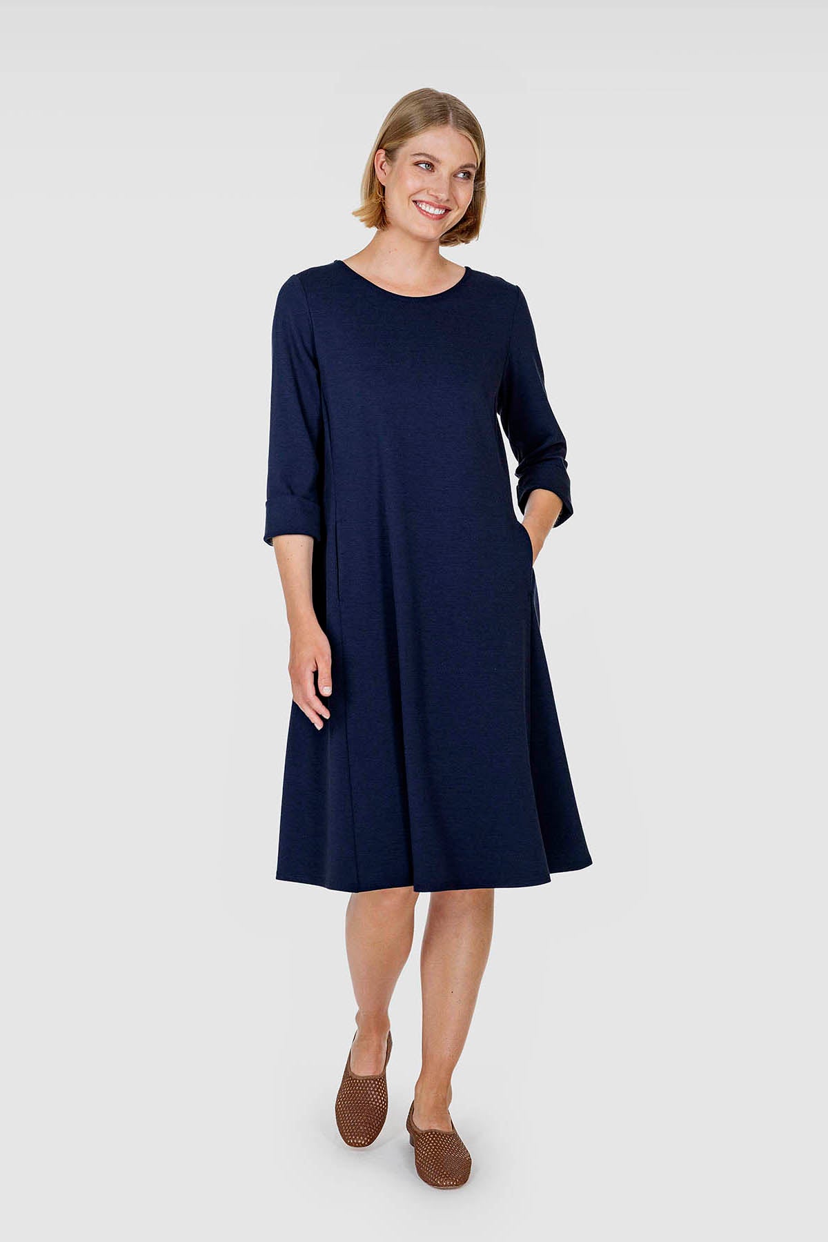 SELVA dress dark blue