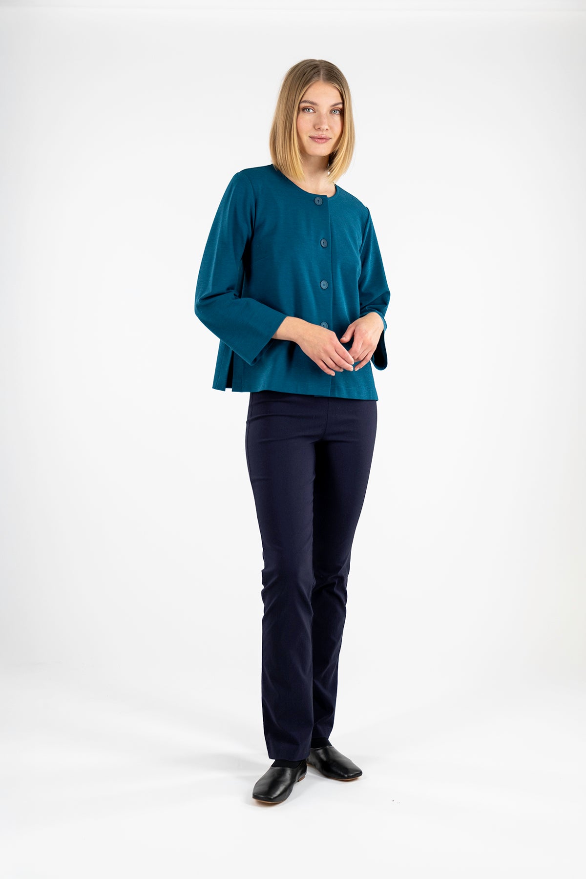 SERATA jacket petrol green