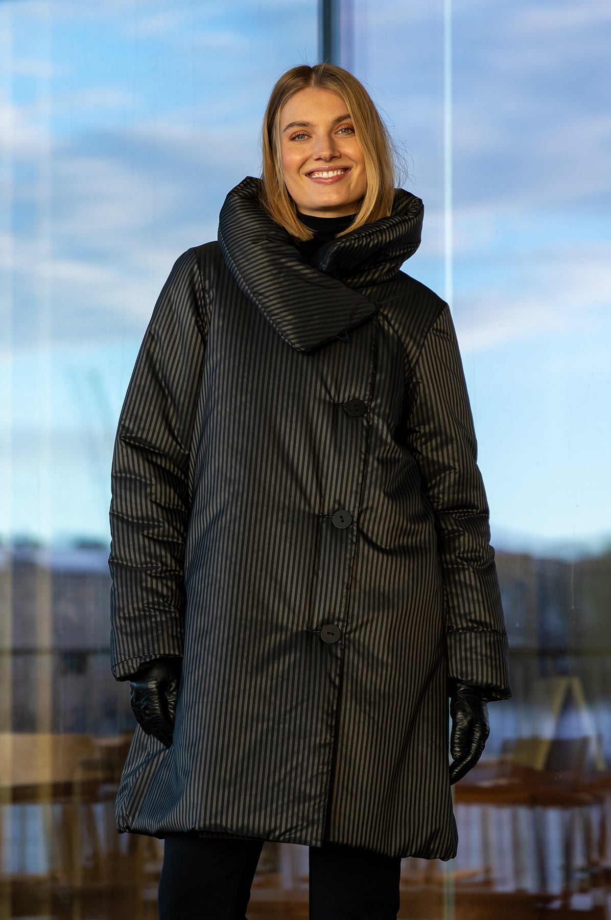 SIRIUS coat striped