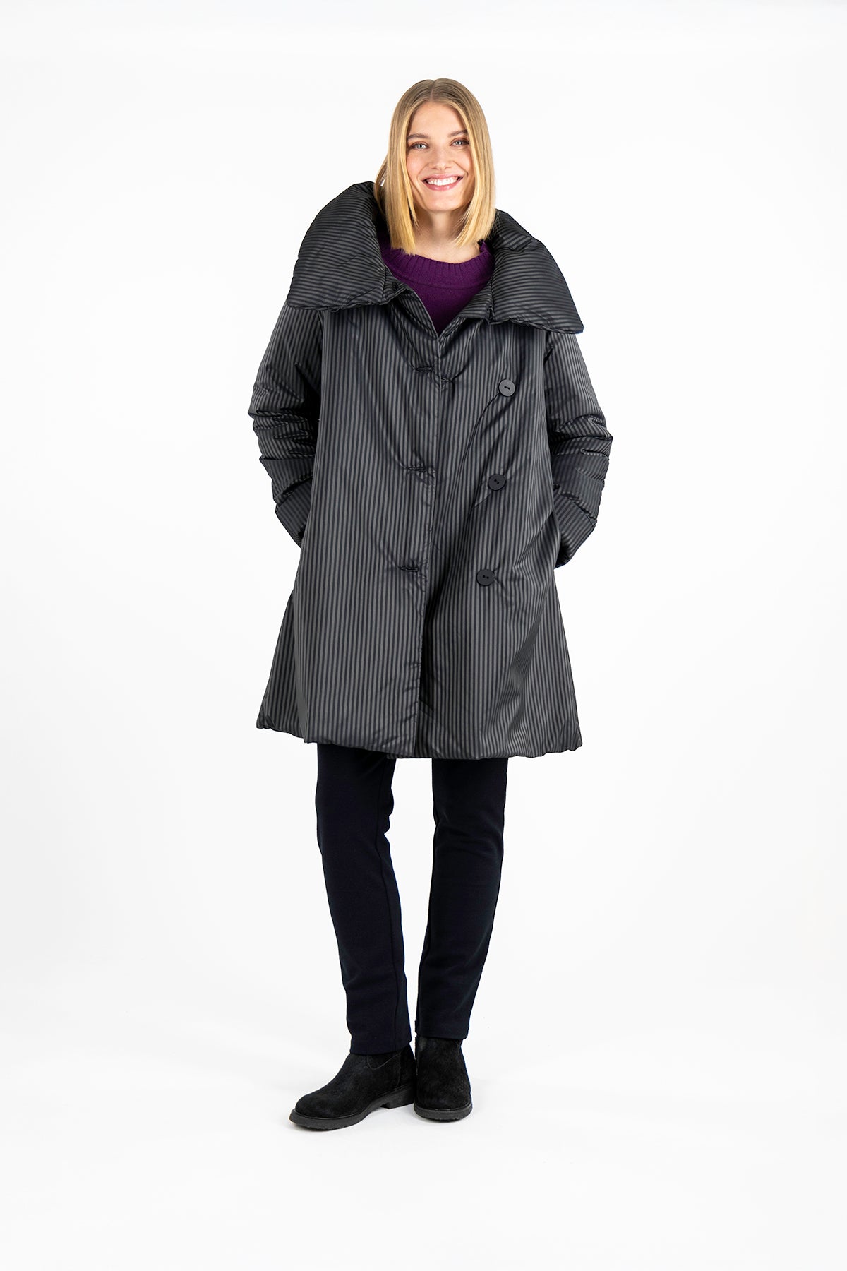SIRIUS coat striped