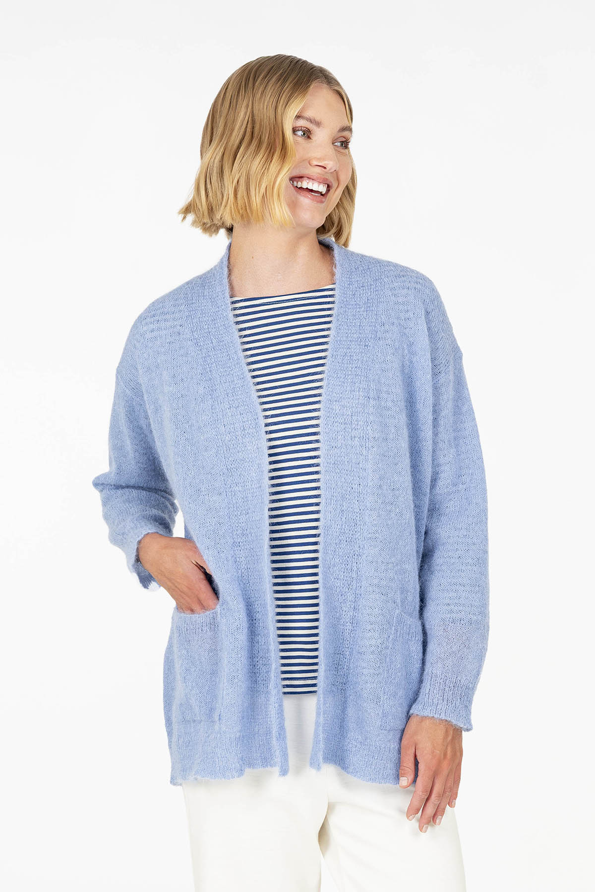 SOINTU cardigan light blue