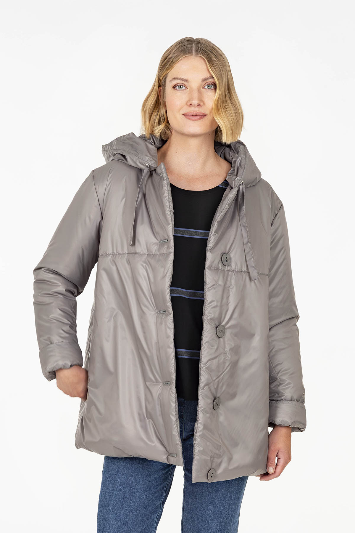 SYLI coat grey