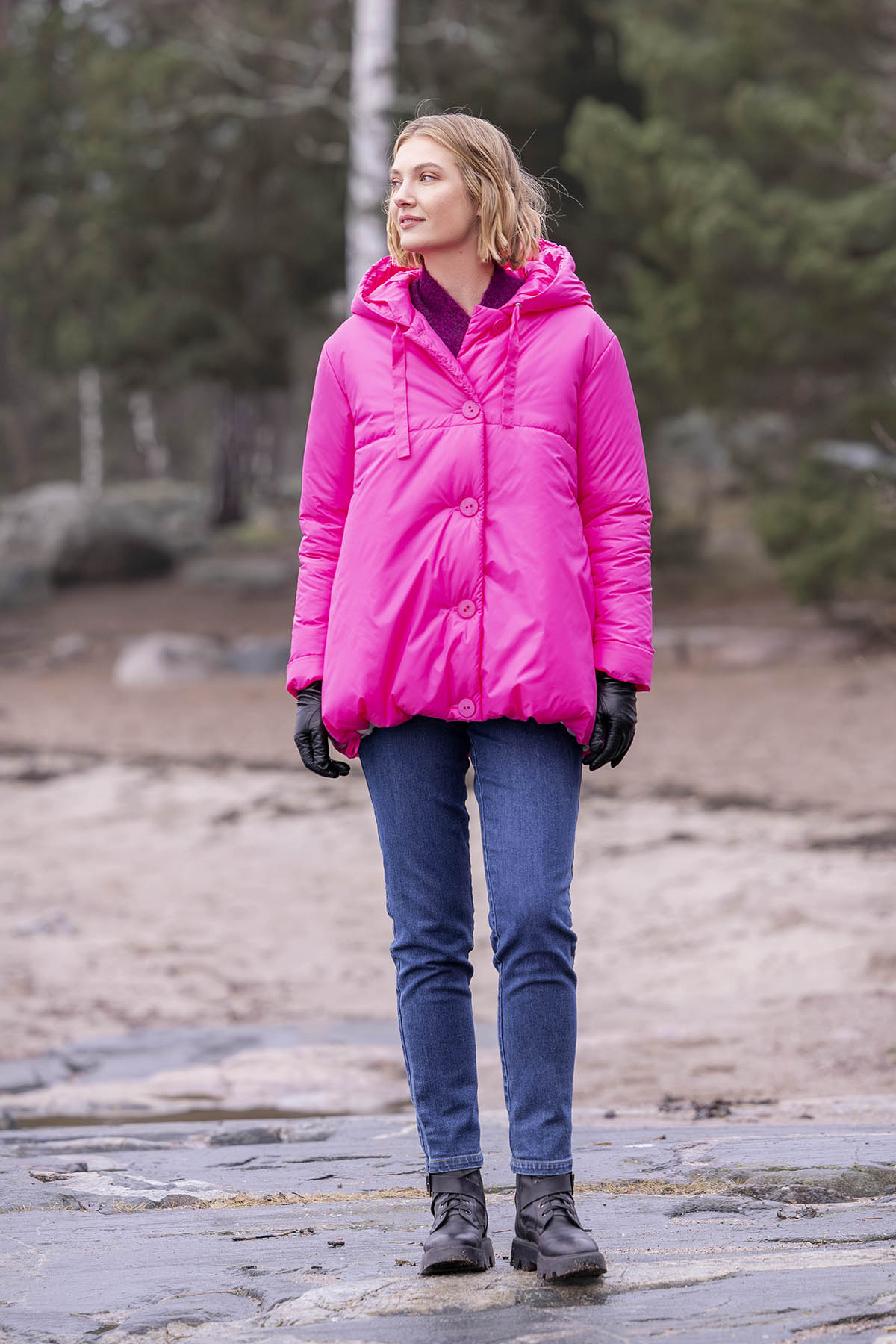 SYLI coat pink