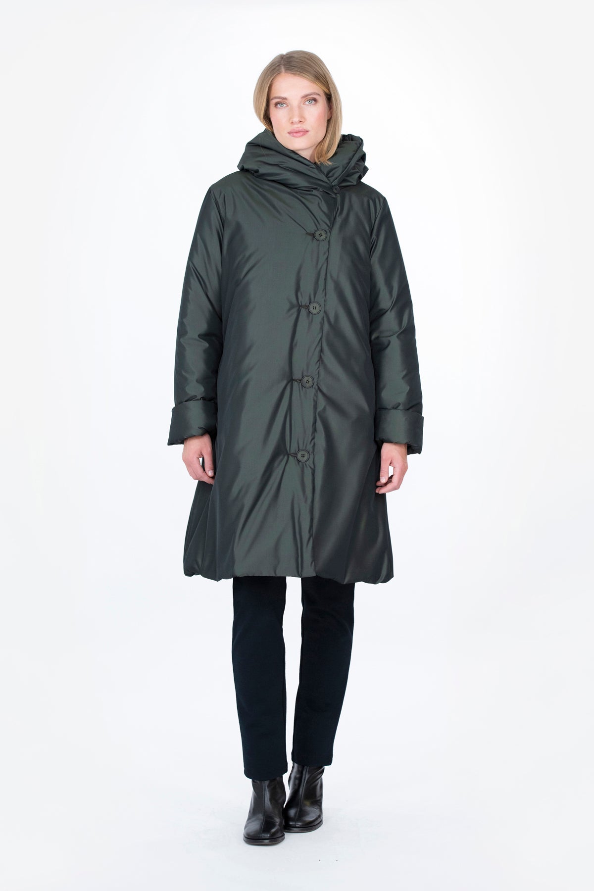 TAIGA coat dark green