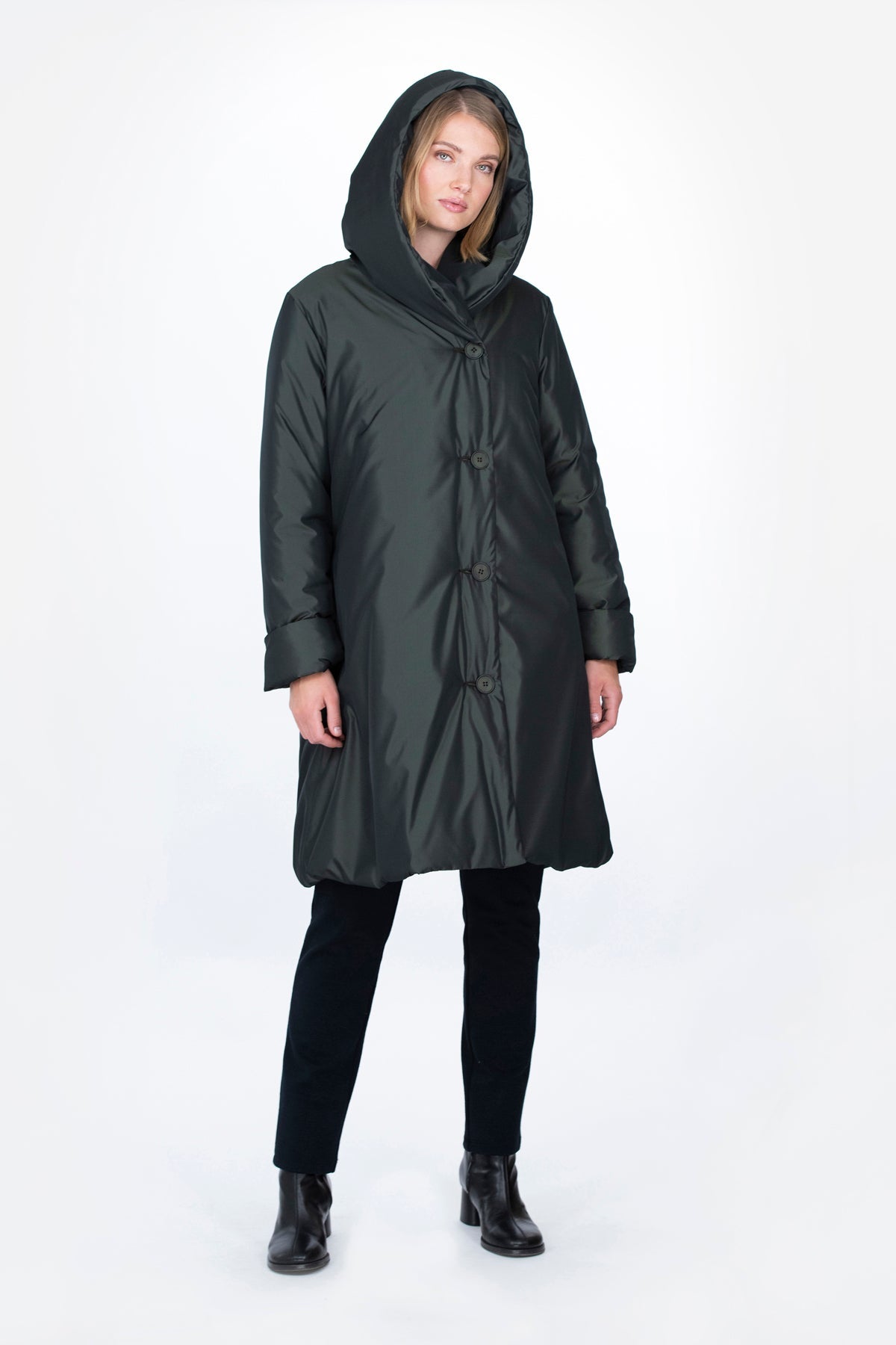 TAIGA coat dark green