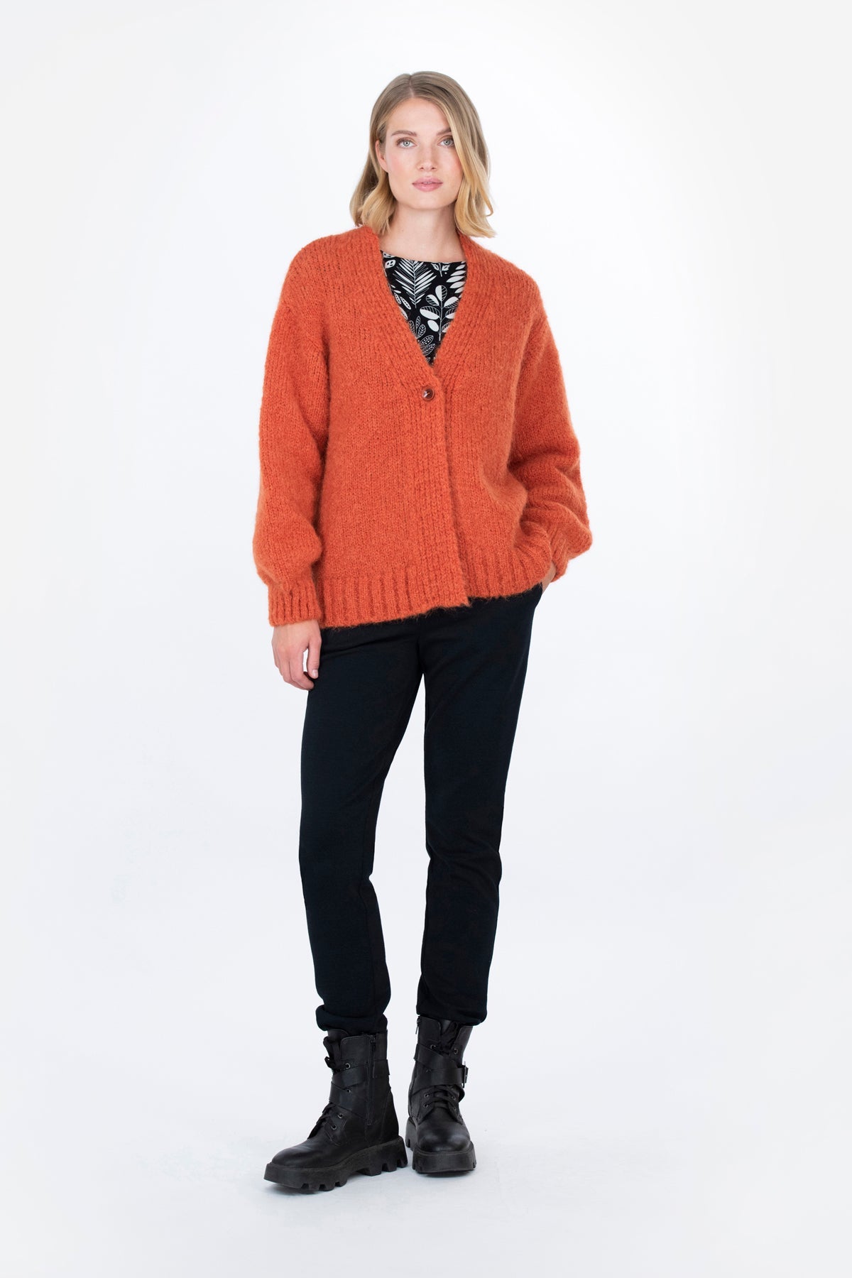 TALVI cardigan orange