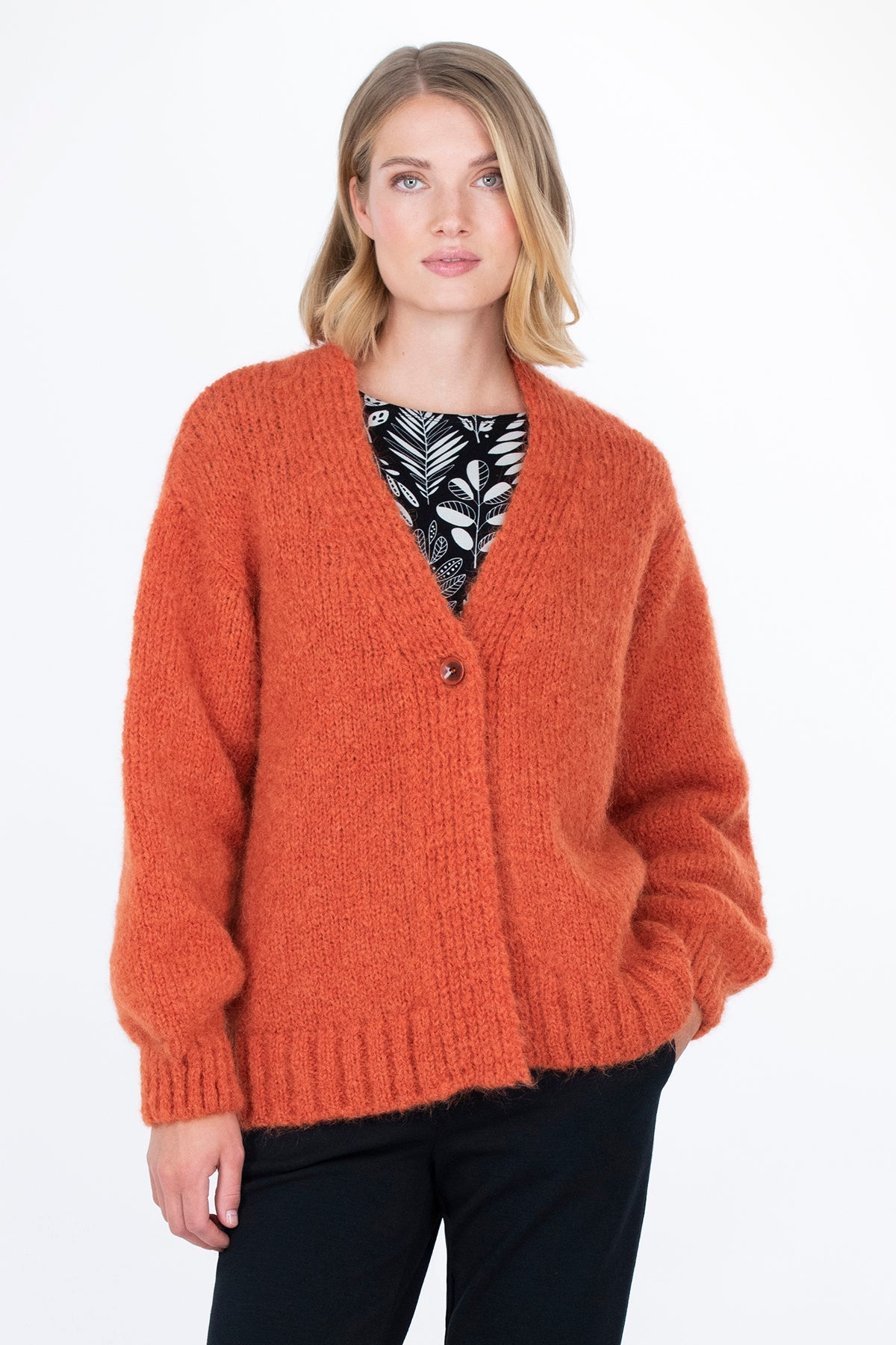 TALVI cardigan orange