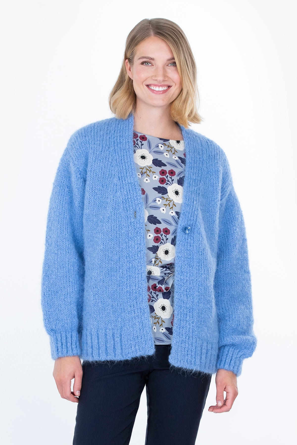 TALVI cardigan blue