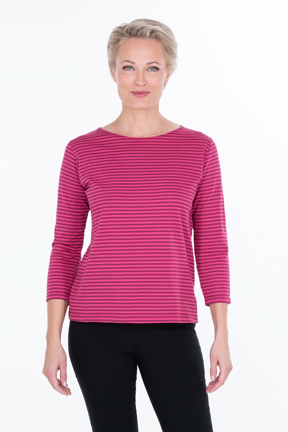 UNA top berry red-pink